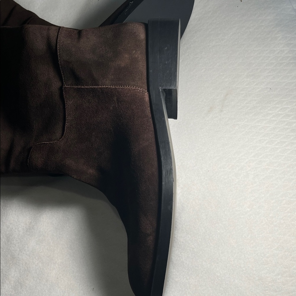 Italian Brown Suede Boots - Picture 6 of 8